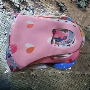 Girls breathable fun colorful face masks